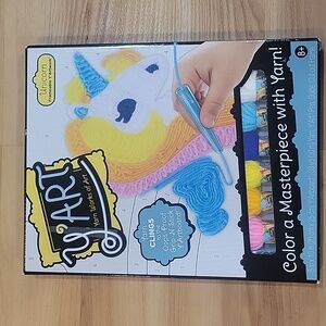 Y'Art Yarn Works of Art Unicorn Frameable Y Artwork - NIB 
